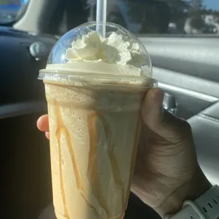 Caramel frappe