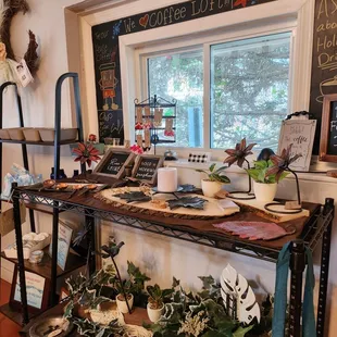 Locally handcrafted goods are showcased and sold. Gorgeous work.