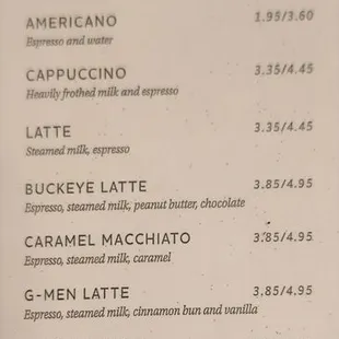 Awesome specialty drinks!