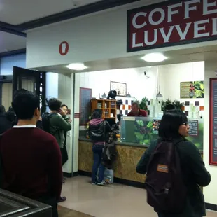 people in a coffee shop