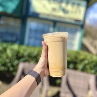 Latte with Gingerbread