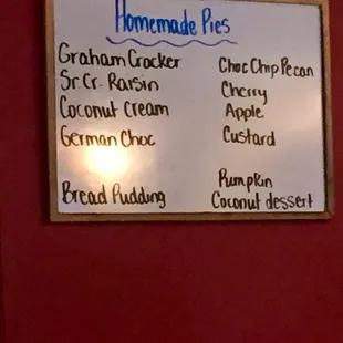You had me at Homemade Pies!