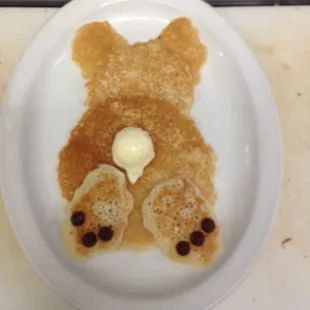 Bunny pancakes for kids!