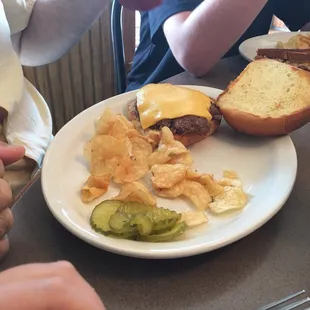 Cheeseburger was great