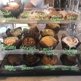 Muffins. Good selection!