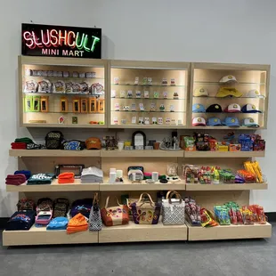 I really like these displays for slush cult