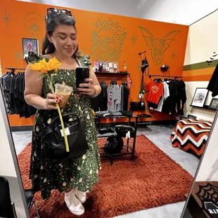 Cute little store cubbies you can walk around and check out