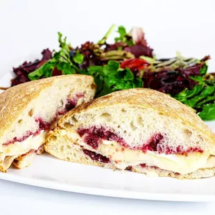 Turkey Brie Cranberry Sandwich