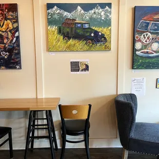 interior, sushi and sashimi