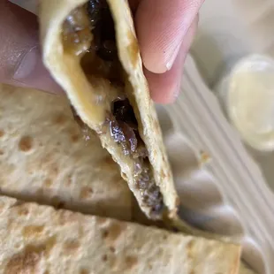 Spicy Pork Bulgogi Quesadillas