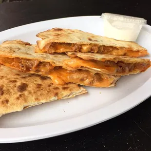 Korean BBQ Chicken Quesadilla