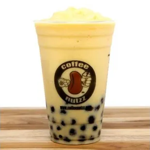 a cup of bubble tea