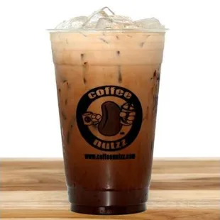 a cold beverage in a plastic cup