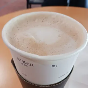 Hot Vanilla Latté