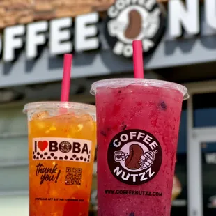 Too Berry and Mangonada Refresher.