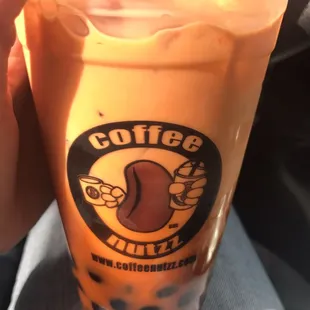Thai tea boba, boba was really fresh and soft unlike other places I&apos;ve been