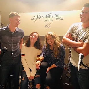 Music nights at Coffee Off Main.