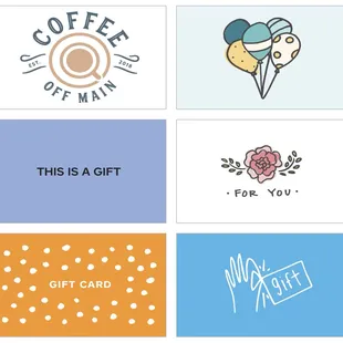 E-Gift Cards available.