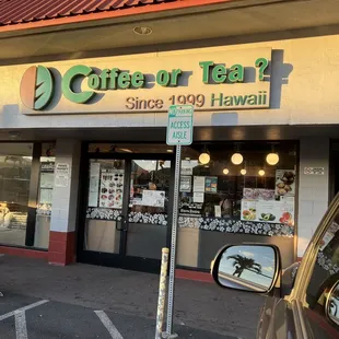 Outside