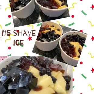 7-24-21 custard shave ice with coffee jelly and boba