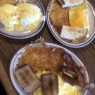 Eggs Benedict, Western Omelette, Two Eggs Combo