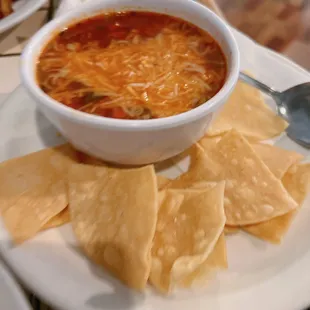 Chicken tortilla soup.