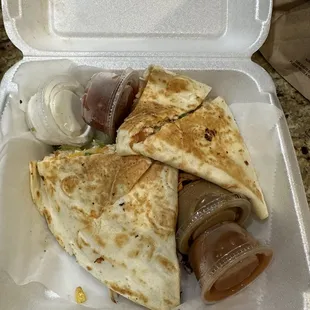 Chicken quesadilla