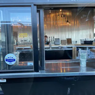 Drive thru view