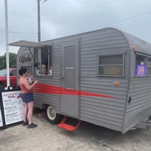 Coffee Run Trailer... simple, easy to find.  Your own custom made beverage!!