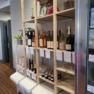 Wine shelves