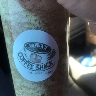 Carmel Mocha blended