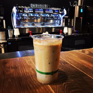 An "Ice Shack". House specialty made with sweet and condensed milk.