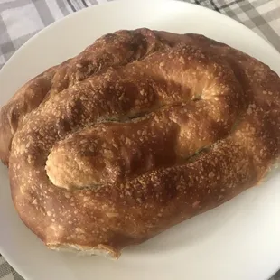 Burek (homemade filo dough filled with ground beef and onions)