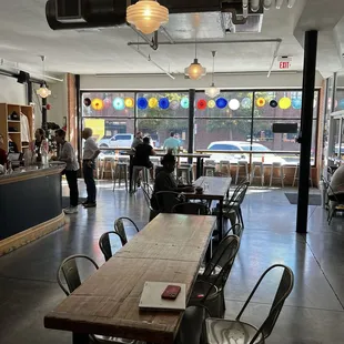 View from back to front