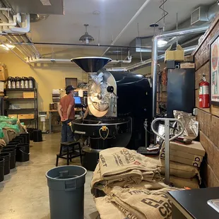a man in a coffee shop