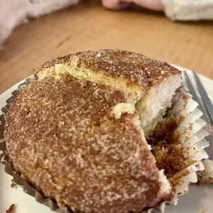 Cinnamon breaded muffin was KILLER!! Not unnecessarily sweet, a perfect blend of dry and wet which is best when drinking with coffee!