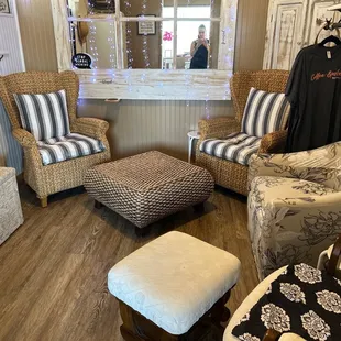 the living room of a home