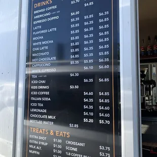 menu as of 8/21/24