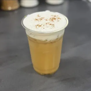 Cookie Butter Iced Latte with Cold Foam