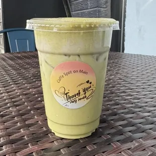 Iced Matcha Latte