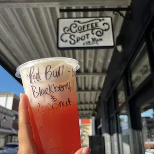 Red Bull Italian Soda