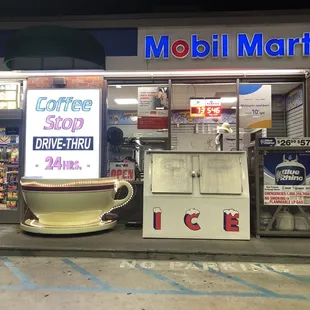 TMI =Cute spot and the only restroom for miles. Thank you I almost had an incident!