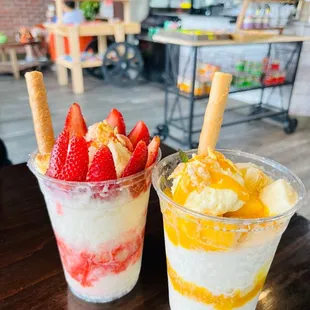 Strawberry and Mango