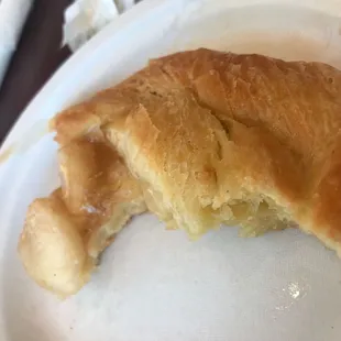 Warm Danish!  Couldn't wait to dig in.