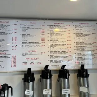 Jan 2024 menu
