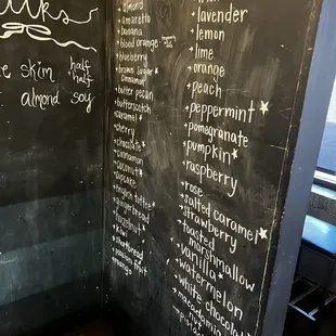Coffee flavors!!!