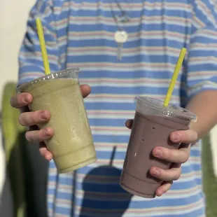 Matcha Smoothie &amp; Acai Smoothie