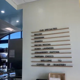 Specialty drinks