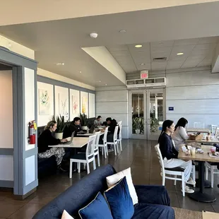 Lots of comfortable seating