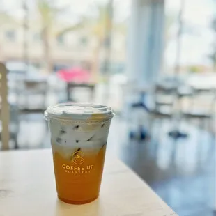 Blue Lavender Latte. Delicious!! | www.moniquedao.com